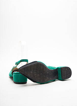 Sandales/nu pieds fermeture boucle(s) talon plat jusqu'à 3cm vert FLORENCE KOOIJMAN femme
