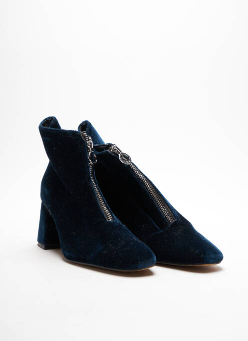 Bottines/Boots bleu ZARA pour femme