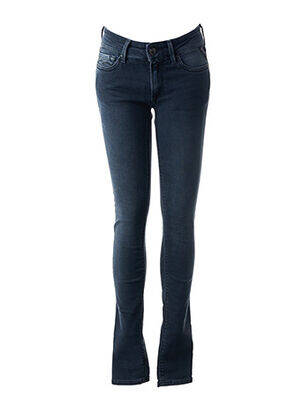 Jeans coupe slim poches taille haute gris REPLAY femme