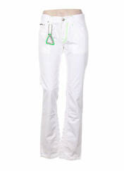 Pantalon droit blanc ABSOLUT JOY pour femme seconde vue