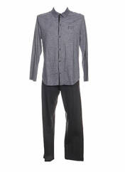 Pyjama gris H.J.T pour homme seconde vue