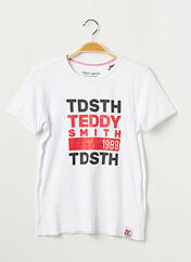 T-shirt blanc TEDDY SMITH pour garçon seconde vue