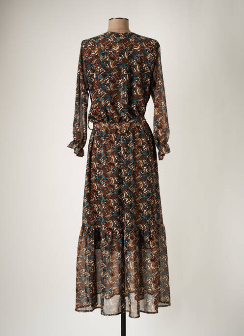 Robe longue marron SCARLET ROOS pour femme