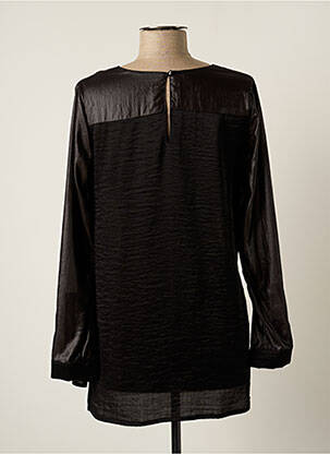 Blouse légère et transparente manches longues noir VOODOO femme