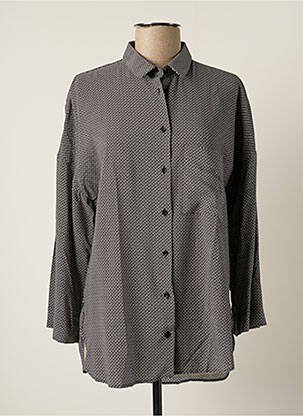 Chemise manches longues manches longues noir SAINT HILAIRE homme