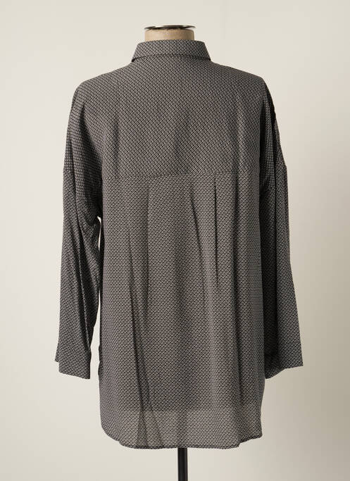 Chemise manches longues noir SAINT HILAIRE pour homme