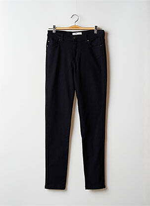Pantalon slim stretch taille normale bleu MENSI COLLEZIONE femme