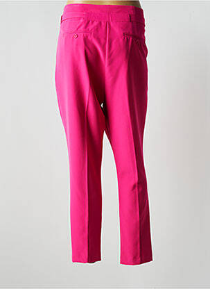 Pantalon slim taille haute taille haute rose B.YOUNG femme