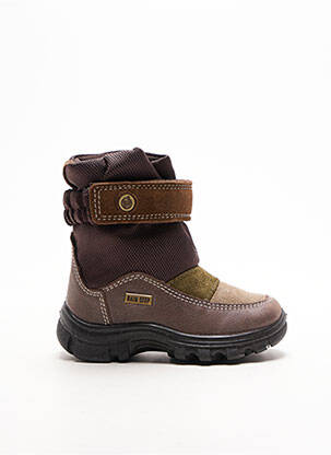 Bottes fermeture scratch marron NATURINO garcon