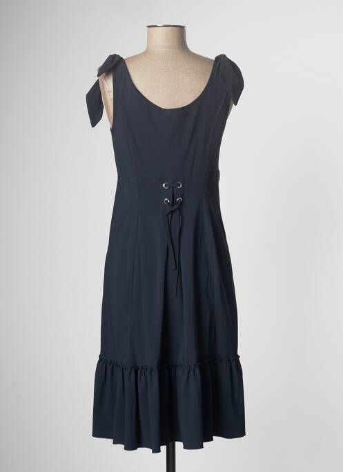 Robe mi-longue bleu PLATINE COLLECTION pour femme