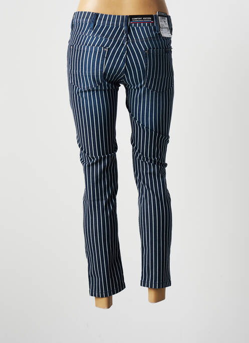Pantalon 7/8 bleu ZERRES pour femme