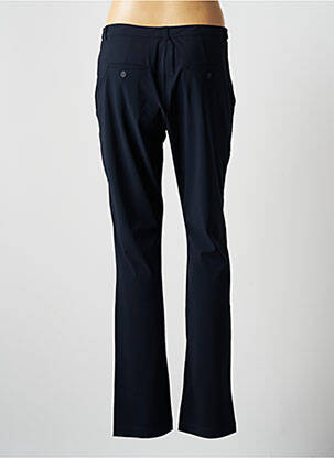Pantalon chino fermeture zippée sous rabat boutonné taille haute noir PLATINE COLLECTION femme