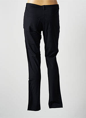 Pantalon slim taille haute taille haute noir PLATINE COLLECTION femme