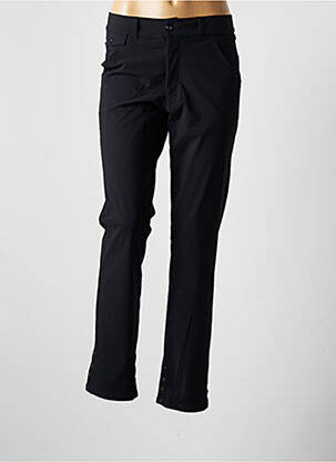 Pantalon slim taille haute taille haute noir PLATINE COLLECTION femme