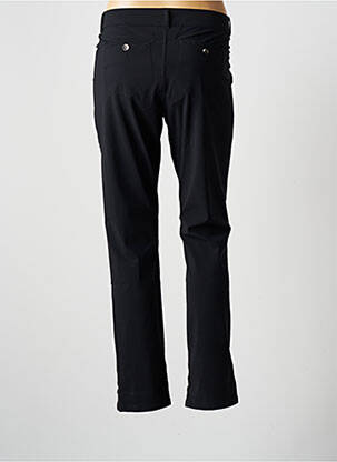 Pantalon slim taille haute taille haute noir PLATINE COLLECTION femme