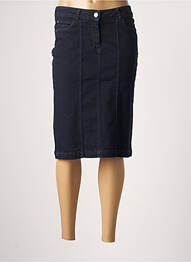 Jupe mi-longue taille haute bleu AGATHE & LOUISE femme
