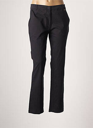 Pantalon chino noir AGATHE & LOUISE pour femme