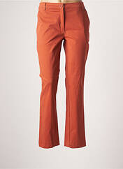 Pantalon chino orange AGATHE & LOUISE pour femme seconde vue