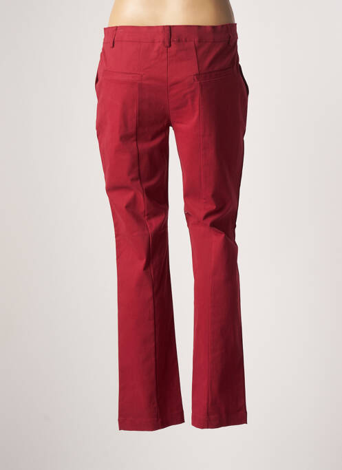 Pantalon chino rouge AGATHE & LOUISE pour femme