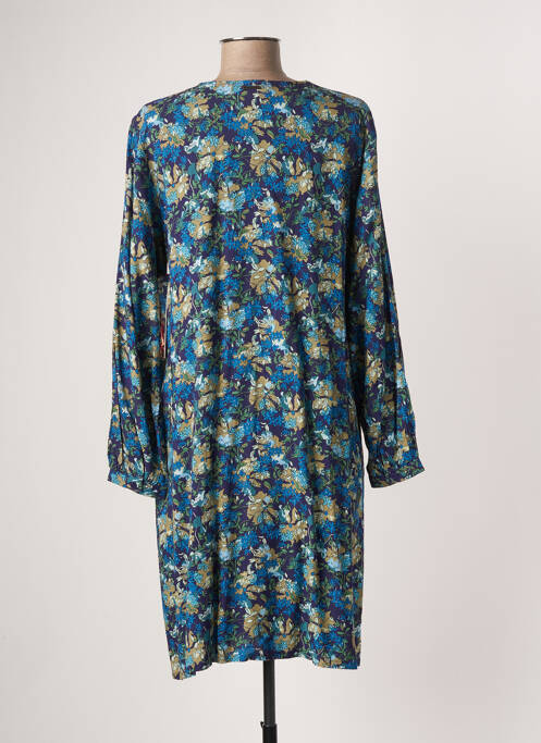 Robe mi-longue bleu AGATHE & LOUISE pour femme