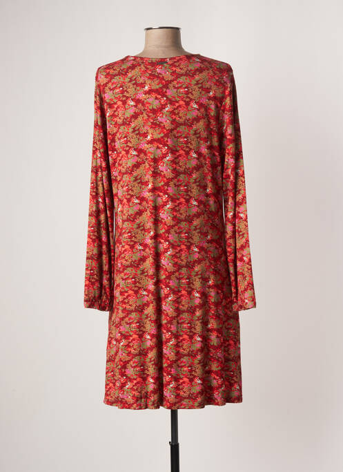 Robe mi-longue rouge AGATHE & LOUISE pour femme