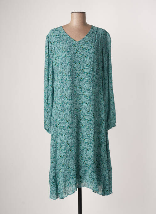 Robe mi-longue vert AGATHE & LOUISE pour femme