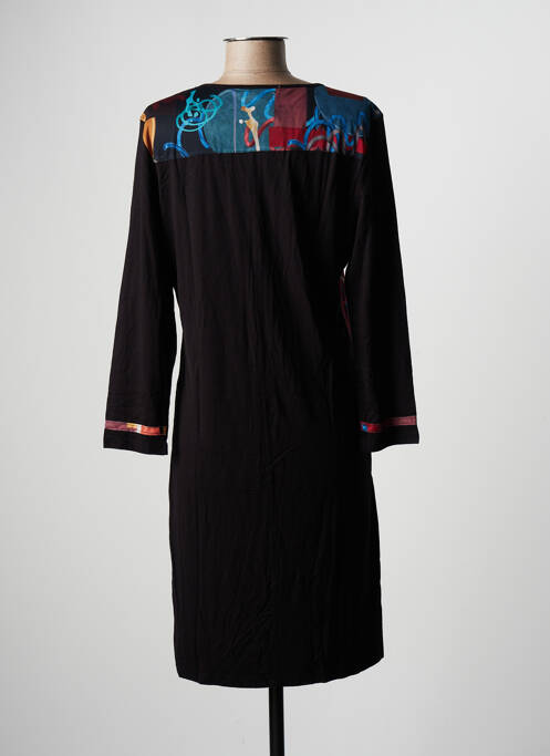 Robe mi-longue noir FIGURE LIBRE pour femme