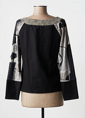 T-shirt gris AURA BY FIGURE LIBRE pour femme seconde vue