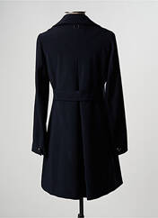 Manteau long bleu 3322 pour femme seconde vue