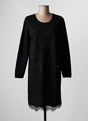 Robe courte noir FELINO pour femme