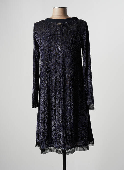 Robe courte noir 3322 pour femme