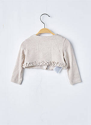 Boléro coupe droite beige MAYORAL fille