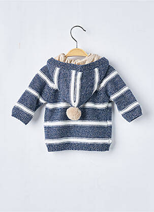 Gilet manches longues col rond bleu MAYORAL garçon