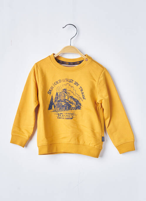 Sweat-shirt imprimé fantaisie manches longues jaune NOPPIES garcon