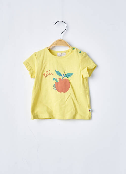 T-shirt jaune MOULIN ROTY pour fille