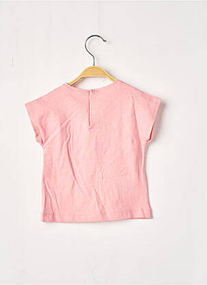 T-shirt coupe droite manches courtes rose MAYORAL fille