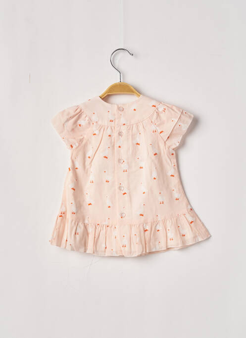 Robe mi-longue rose GYMP pour fille