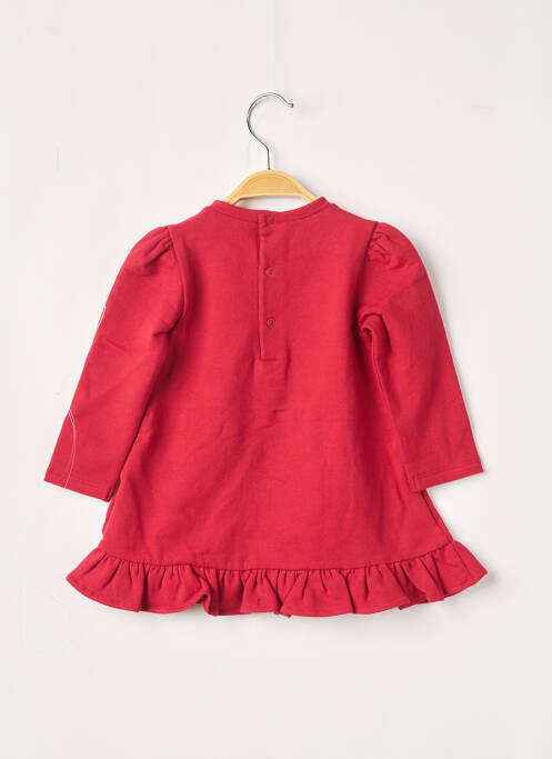 Robe mi-longue rouge MAYORAL pour fille