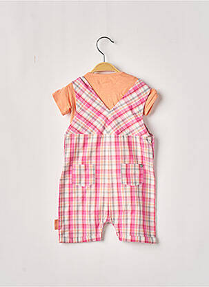Salopette broderie manches courtes orange STERNTALER fille