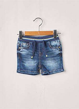 Short délavé taille élastique bleu MAYORAL garçon