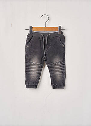 Jeans coupe slim gris BOBOLI pour garçon