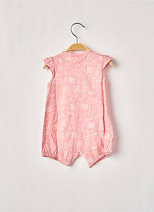 Combishort col rond manches courtes rose BOBOLI fille