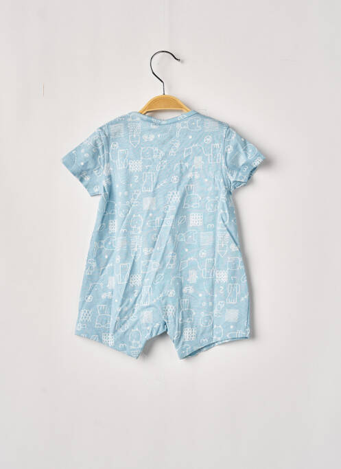 Combishort coupe droite manches courtes bleu BOBOLI garcon