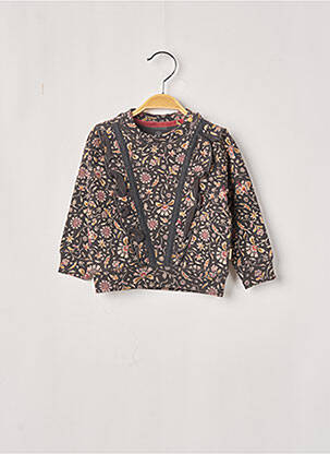 Pull resserrée sur le bas manches longues marron NOPPIES fille