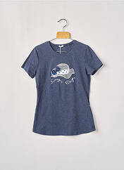 T-shirt bleu GYMP pour fille seconde vue
