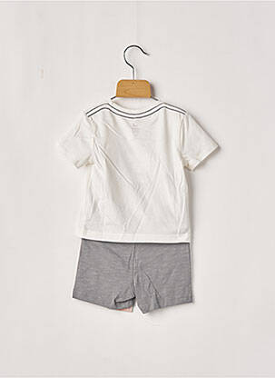 Ensemble short poches gris BOBOLI garcon