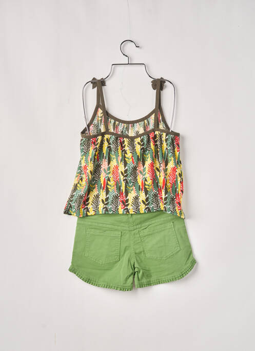 Ensemble short vert BOBOLI pour fille