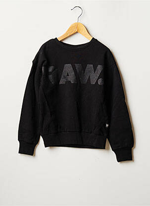 Sweat-shirt manches longues manches longues noir G STAR fille