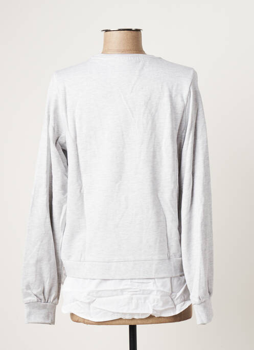 Sweat-shirt tissage jersey manches longues gris TIFFOSI fille