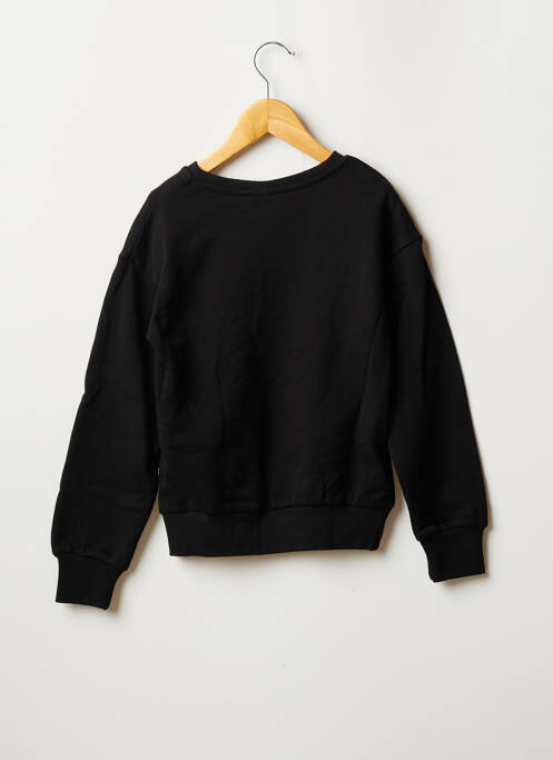 Sweat-shirt tissage jersey manches longues noir G STAR fille